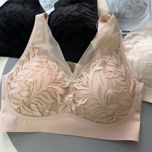 Xiaoxizi 2796 recommended!  Beautiful, comfortable, light and breathable underwear, wire-free lace sexy bra