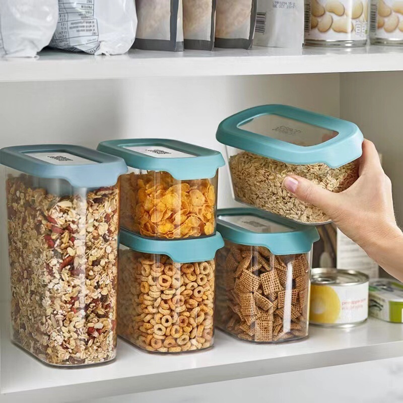 クロスボーダー新型厨房密封缶五穀雑穀収納ボックスプラスチック仕切りドライボックス食品貯蔵タンク|undefined