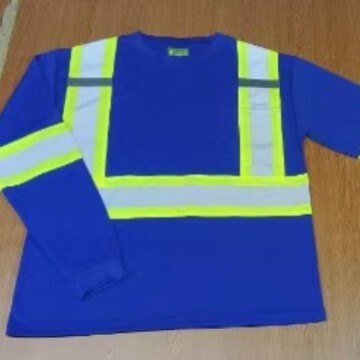 Wholesale printed reflective safety vest long sleeve safety T-shirt construction site Ma Jia traffic duty vest logo