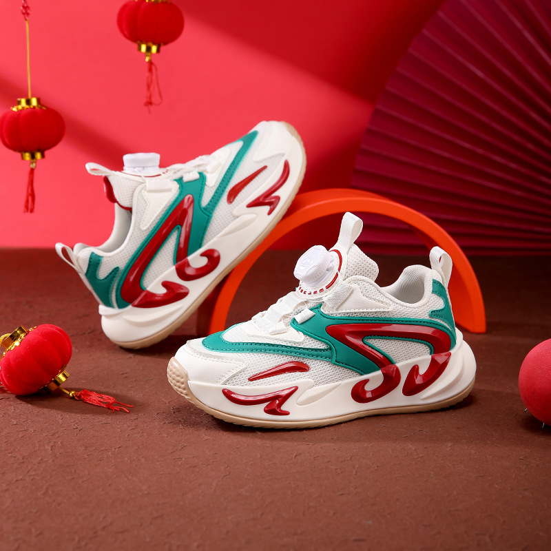 Zapatos para niños 2025 primavera nuevos zapatos de descanso antideslizantes para niños grandes y medianos