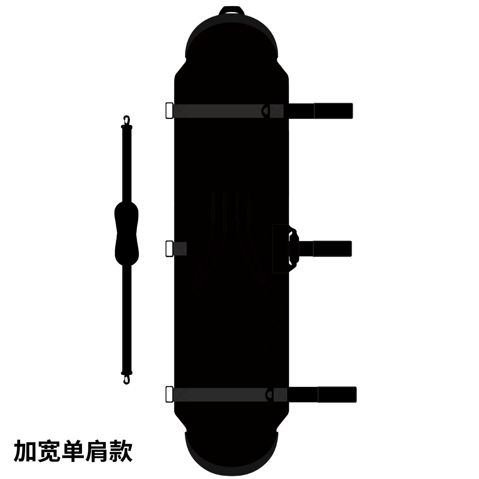 加宽单肩款滑雪板饺子皮滑雪板套单板滑雪板饺子皮单肩携带滑雪板