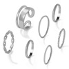 Metal ring, brand set, European style, simple and elegant design