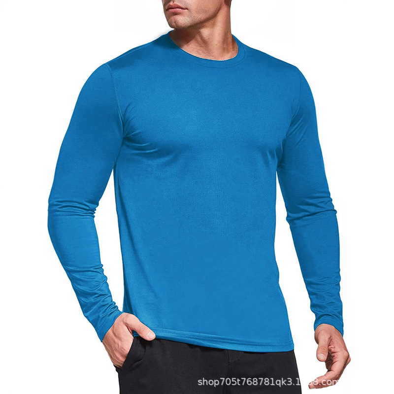 Single-Pack Long-Sleeved T-Shirt, Upf50+ Sun Protection Shirt, Sports, Fitness, Running, Casual, Versatile, Quick-Drying, Slim Fit Single-Pack Long-Sleeved T-Shirt, Upf50+ Sun Protection Shirt, Sports, Fitness, Running, Casual, Versatile, Quick-Drying, Slim Fit