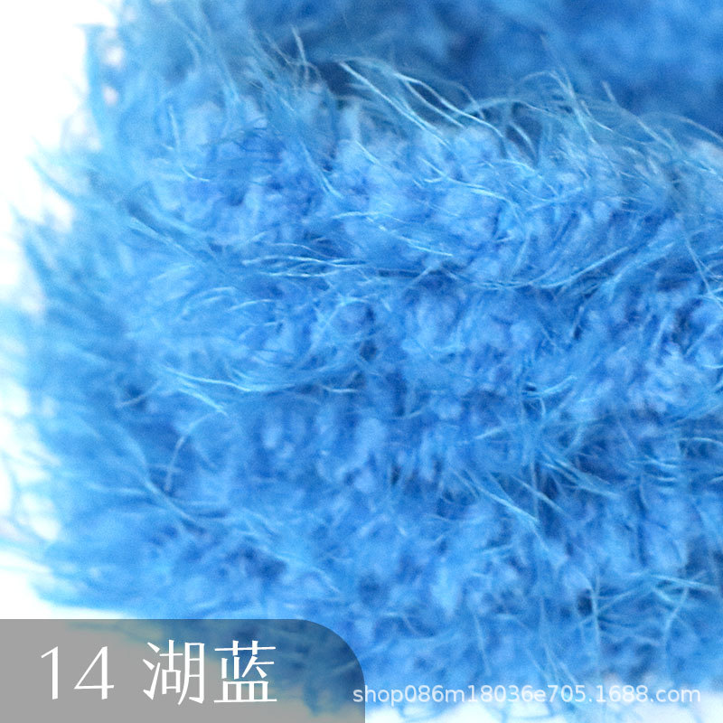 Suministro directo de fábrica 15mm de lana larga felpa trenzado palo súper grueso súper denso hecho a mano DIY pequeño perro de leche Raíz de pelo