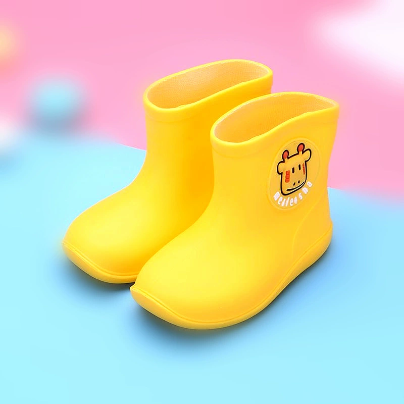 Детские резиновые сапоги с героями мультфильмов, детская Водная обувь, нескользящая модная резиновая обувь для мальчиков и девочек, детские непромокаемые резиновые сапоги, зимние оптом