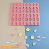 48 Pole grapes, watermelon banana Silicon glue cake baking chocolate mold ice grid cubes candy pudding ice mold DIY