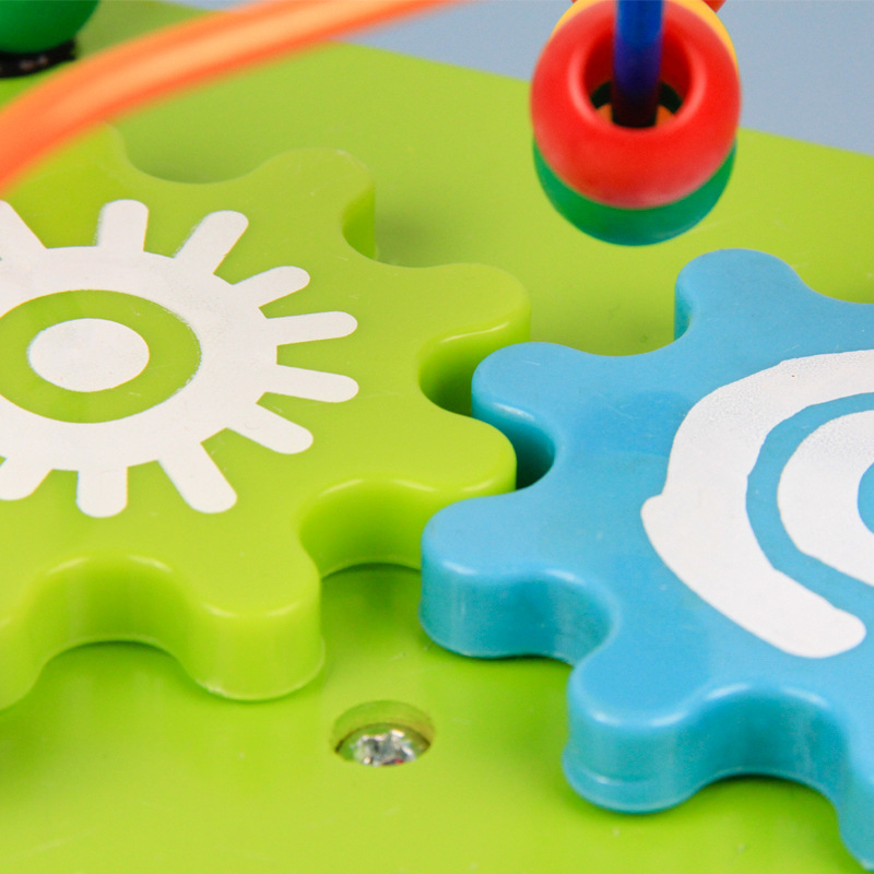 Ábaco de cuentas a juego con forma de cuentas, juguete de madera interactivo para padres e hijos, regalo para bebés y niños pequeños, venta al por mayor, educativo.