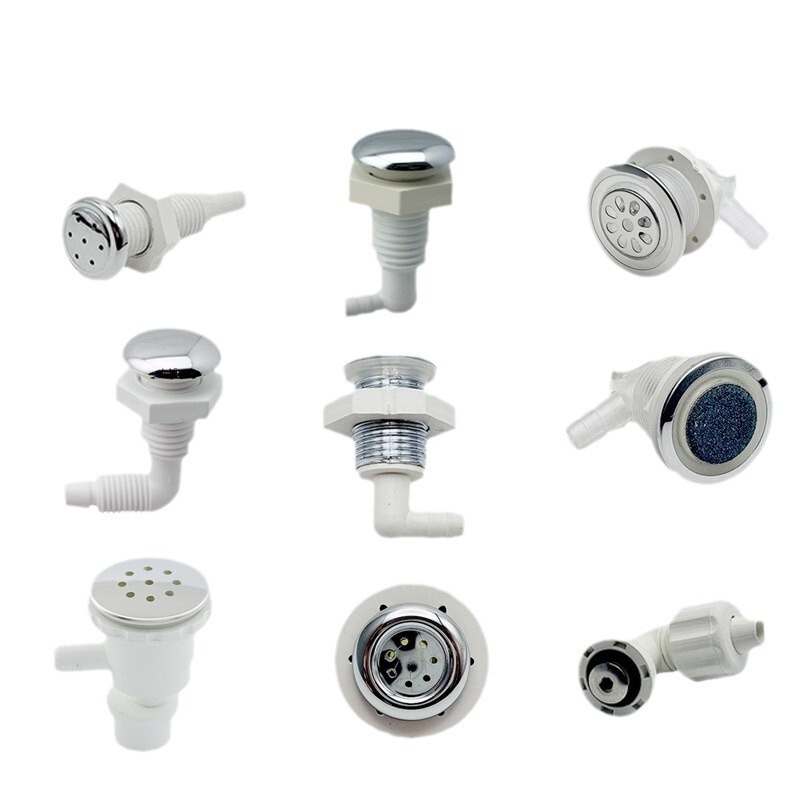 Bathtub Spa Bubble Nozzle Accessories Massage Tub Whirlpool Showerhead Massage Tub Spray Head Foreign Trade