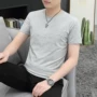学生夏季圆领压花t恤
