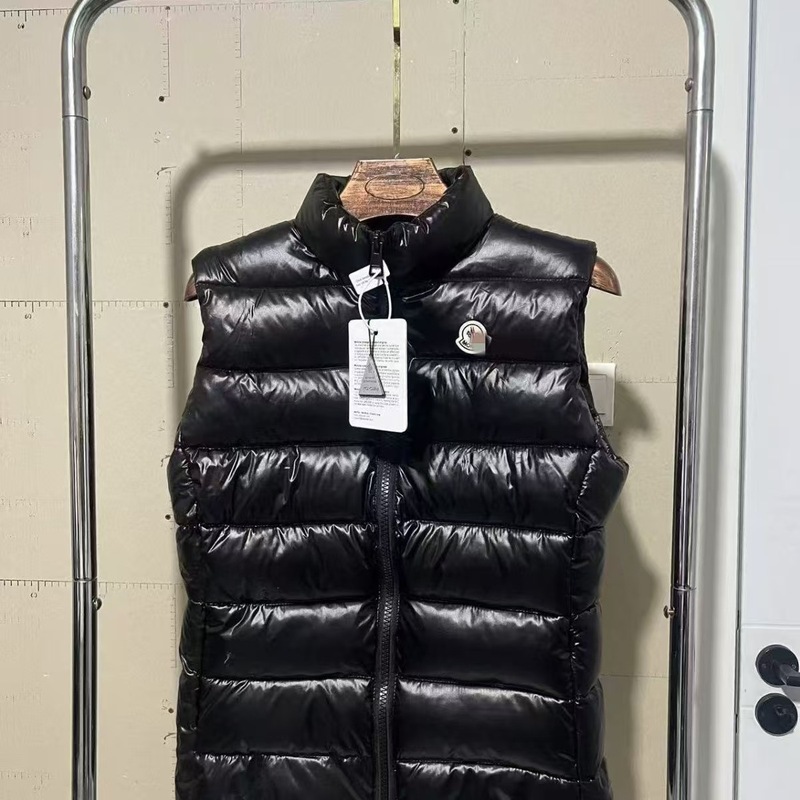 M家秋冬新款玛雅彩条男女同款可拆卸帽加厚棉服保暖无袖立领马甲|undefined