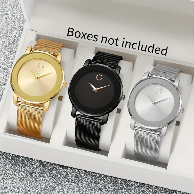 2025 Cross-Border Hot-Selling Ultra-Thin Mesh Strap Men's Watch, Fashionable, Simple, Business Casual Quartz Watch Wholesale