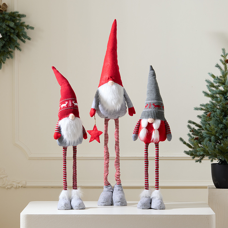 Muñeco Gnomo Navidad Extensible