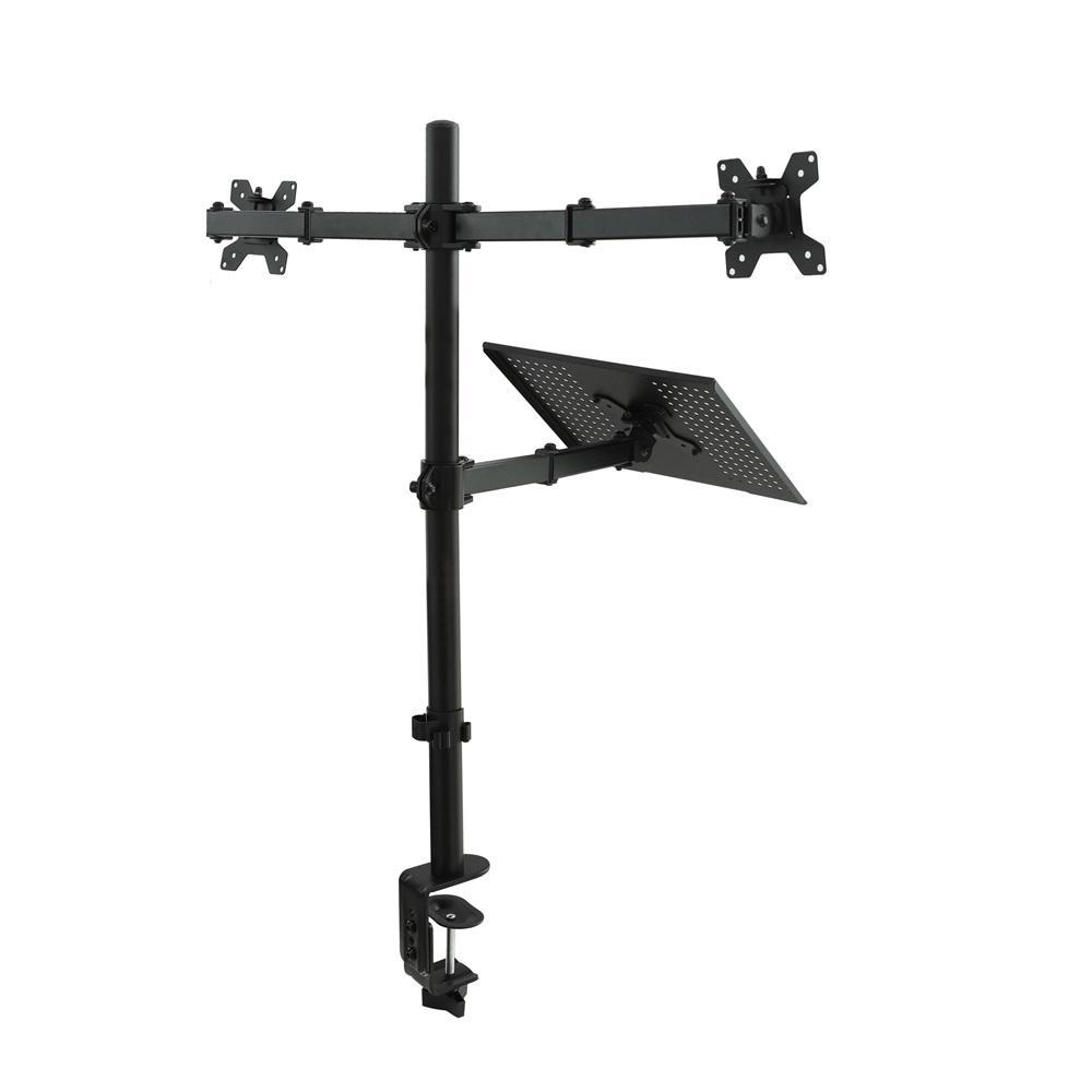 Amazon escritorio accesorio ajustable soporte de la computadora elevación colgando base portátil giratorio