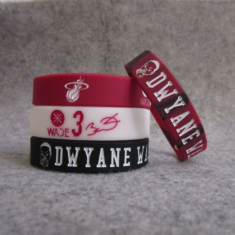 Basketball silicone bracelet, accessory, 3 size