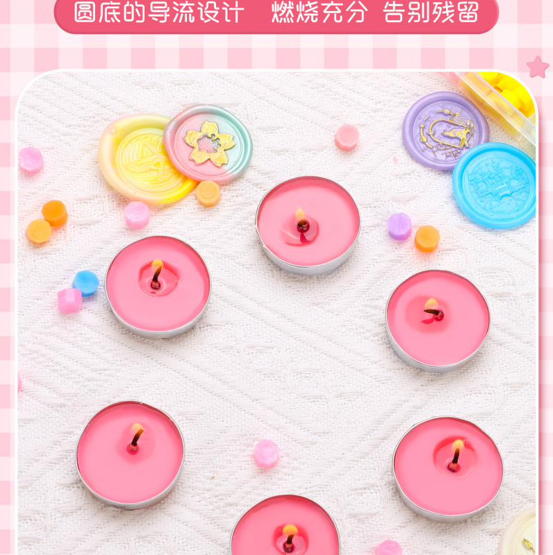 天然茶ワックス無煙火漆印鑑専用ろうそく煮茶子供火漆ストーブ火漆ワックスロマンチックな家庭用|undefined