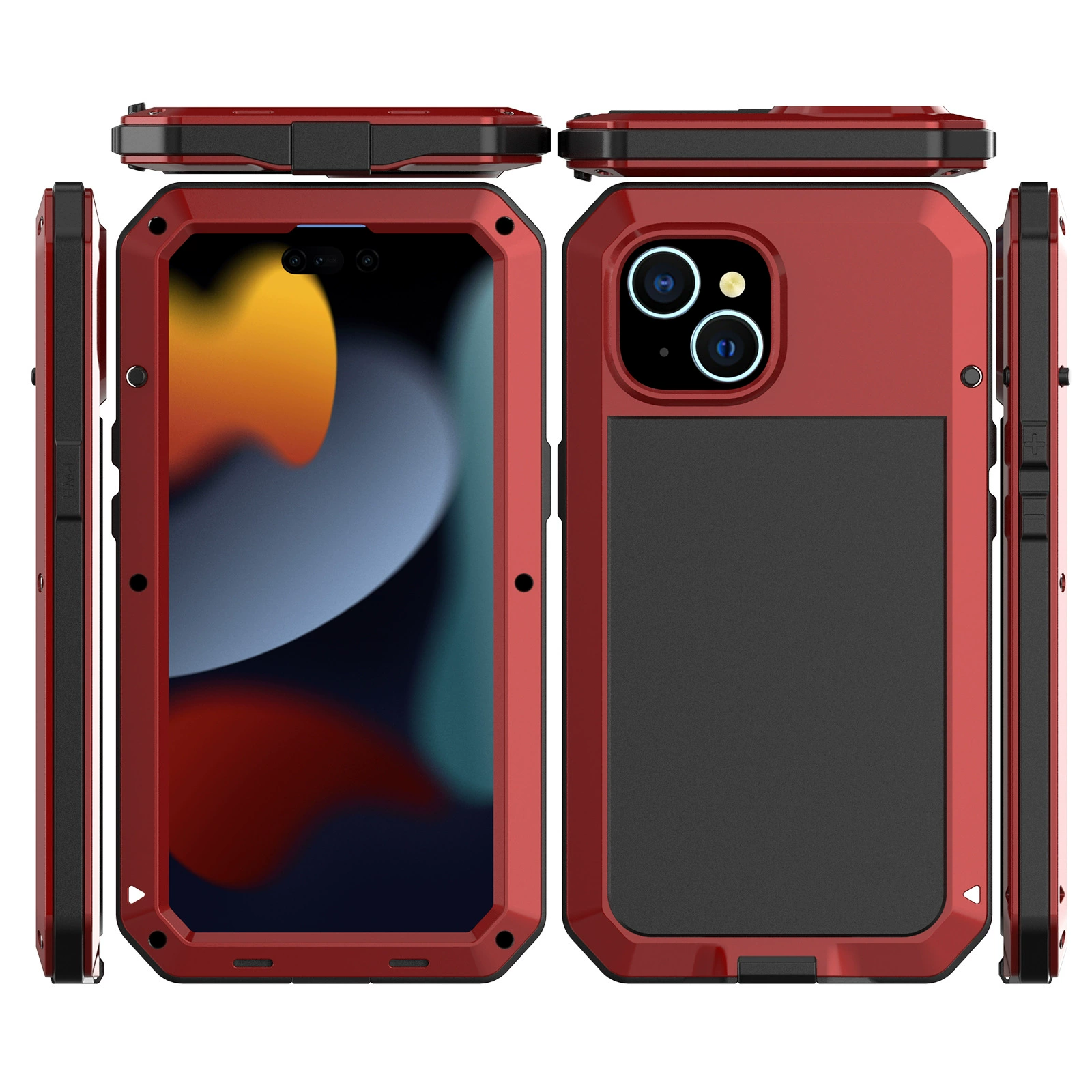 Apple, совместимый металлический чехол для телефона, защищает от пыли, воды и ударов, мобильный телефон, защитный чехол, iphone, защита от падения