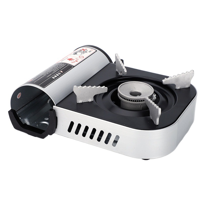 Stainless Steel Cassette Stove, Portable Outdoor Gas Stove, Camping Gas Stove, Barbecue Tool, Windproof
