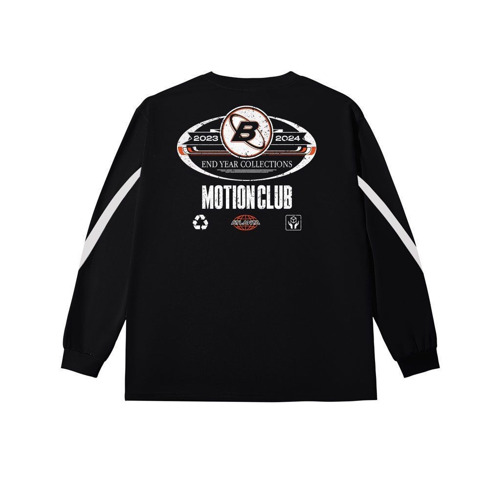 빅 B 로고 블랙 헤일로 긴소매