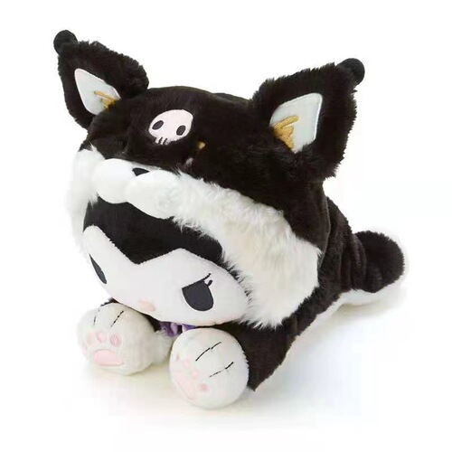 Sanrio sanrio Shiba Inu cross-dressing cinnamon dog Kuromi Melody plush doll pendant small doll claw machine