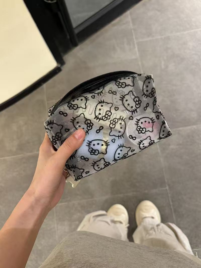 KT 화이트 화장품 가방