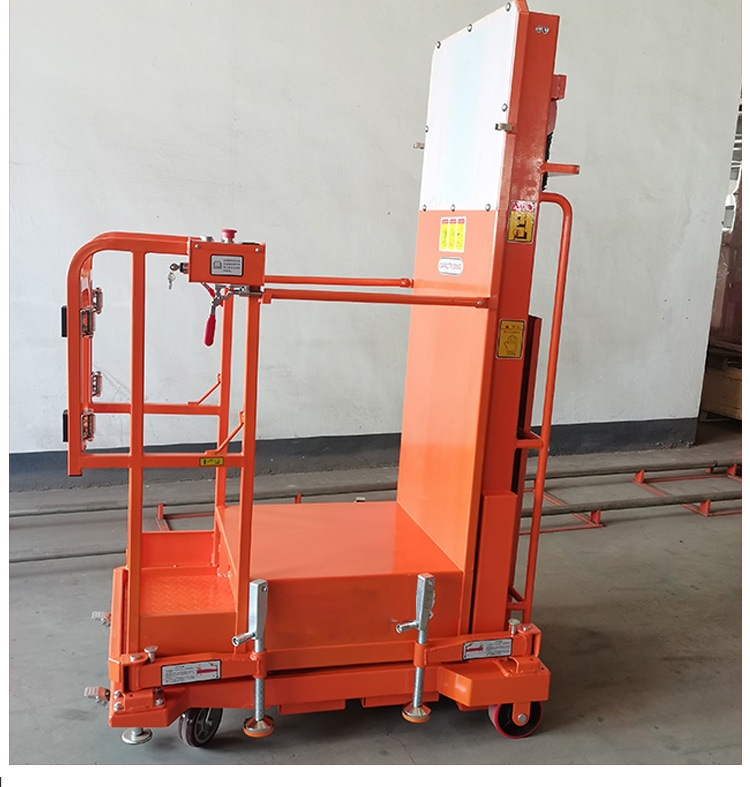 Electric High-Altitude Hydraulic Platform Truck High-Position Material Sorting Truck Fully Automatic High-Altitude Picking Truck High-Altitude Feeding Machine
