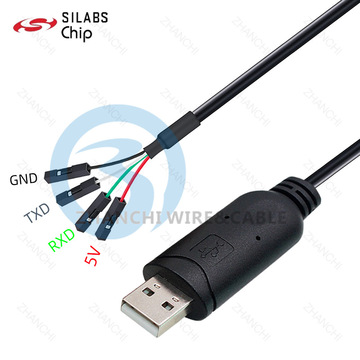 CP2102 USB UART TTL转杜邦4Pin网位仪通用写码线 模块升级串口线-阿里巴巴