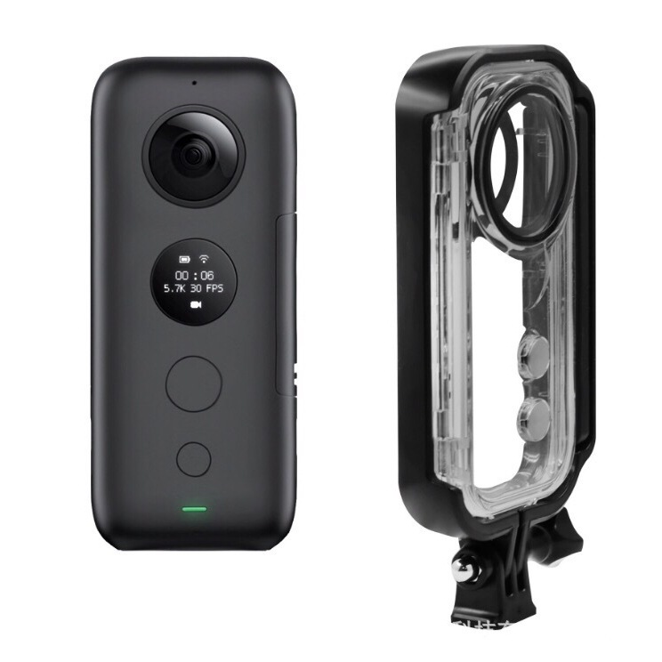 insta360 ONE X全景摄像机30米防水壳潜水游泳保护壳 相机防摔罩