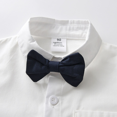 Cross-border children's clothing one-hand source gentleman waistcoat three-piece set children's suit baby long-sleeved spring and autumn boys' autumn wear