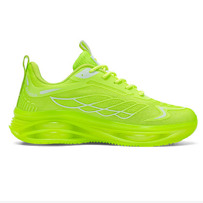 Air Cushion Plus Size Father's Shoes Women's New Arrival Breathable Mesh Casual Thick Sole Bright Color Fashion Sports Shoes 42