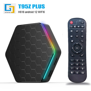 T95Z Plus H618�C픺а�׿12 wifi6�ҕ��4/128G 4K tv box���Q