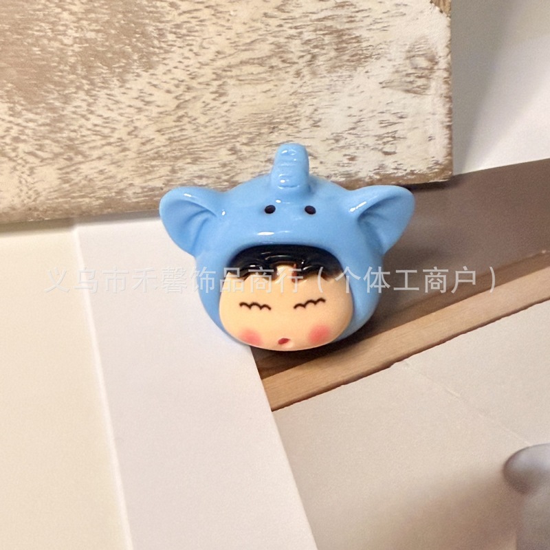 新款立体可爱蜡笔小新头盲袋对对碰摆件小飞机配饰钥匙扣潮玩萌粒|undefined