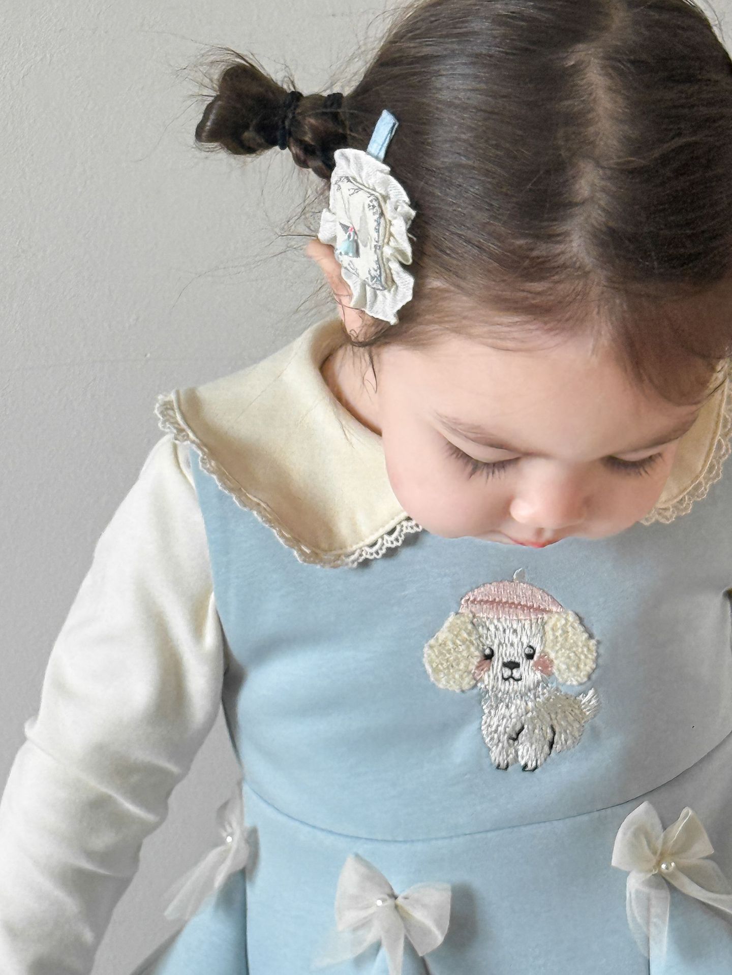 Vestido formal tipo colete para bebés e meninas_voghion.com