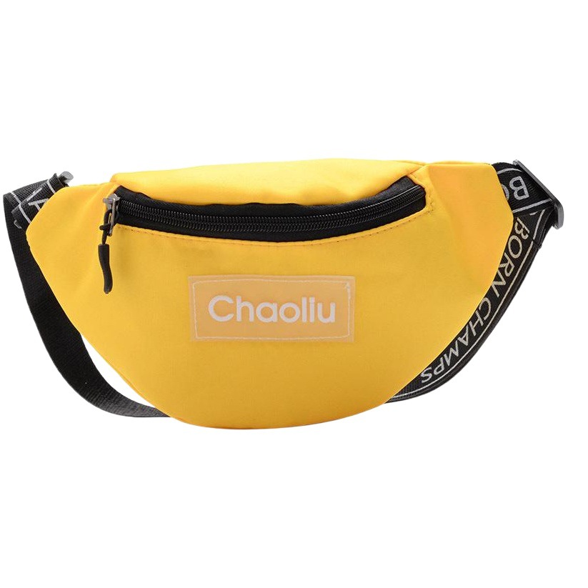 Lienzo lindo bolso de los niños bolsa de mensajero de moda niños y niñas carta pecho bolsa infantil bebé mini bolso de la cintura