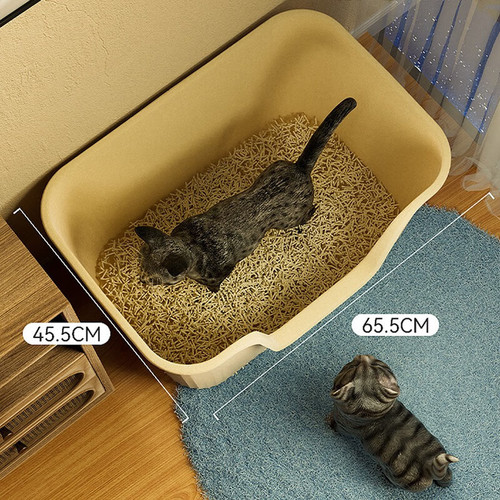 Cat litter box extra large open cat toilet anti-splash cat litter box cat Maine Coon cat litter box supplies