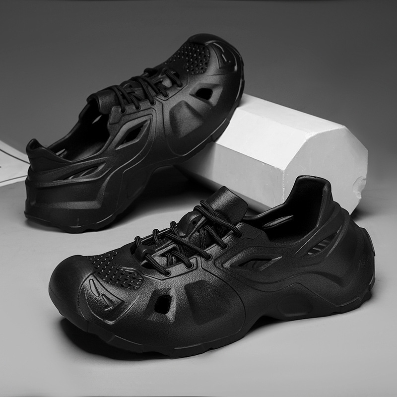 2024 nuevos zapatos agujeros de verano ventilados agujeros deportivos todo incluido sandalias para hombres zapatos de playa al aire libre zapatos de nadar