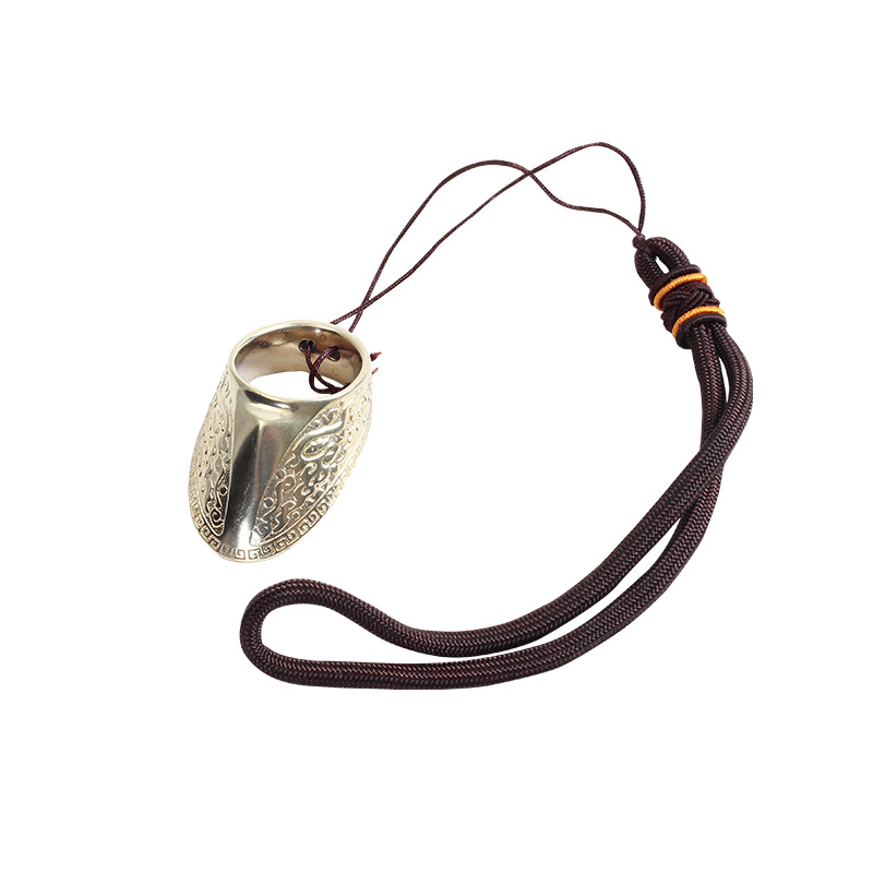 射箭护指 传统弓箭藏银点扳指 蒙古式撒放复古弓箭器材多尺寸可选