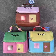 Tagi 化粧品バッグ スマート リトル ハウス 防水 かわいい ポータブル ハンドバッグ トイレタリー バッグ 大容量 収納バッグ レディース バッグ