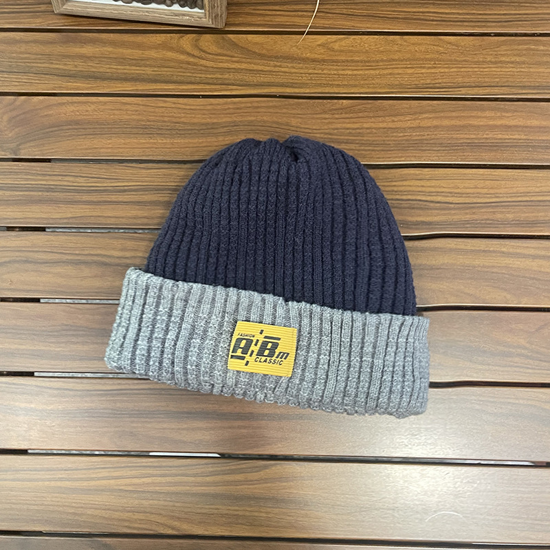 2023 Warm Winter Thickened Woolen Trendy New Dual Use Knitted Hat Men's Headband_voghion.com