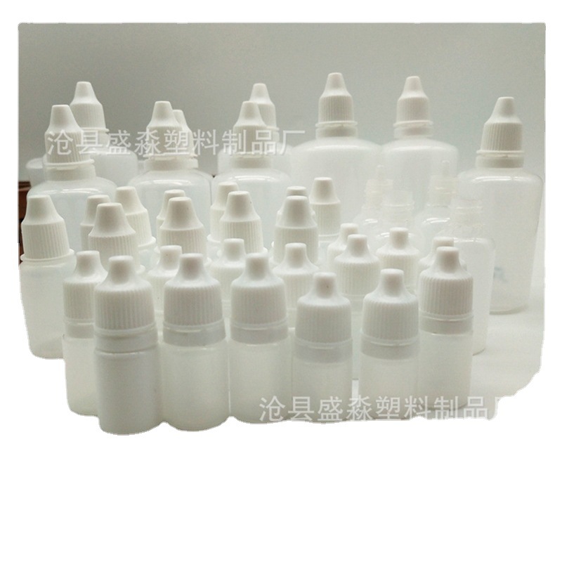 En stock suministro 5ml botella de gota botella de líquido botella vacía botella de plástico al por mayor