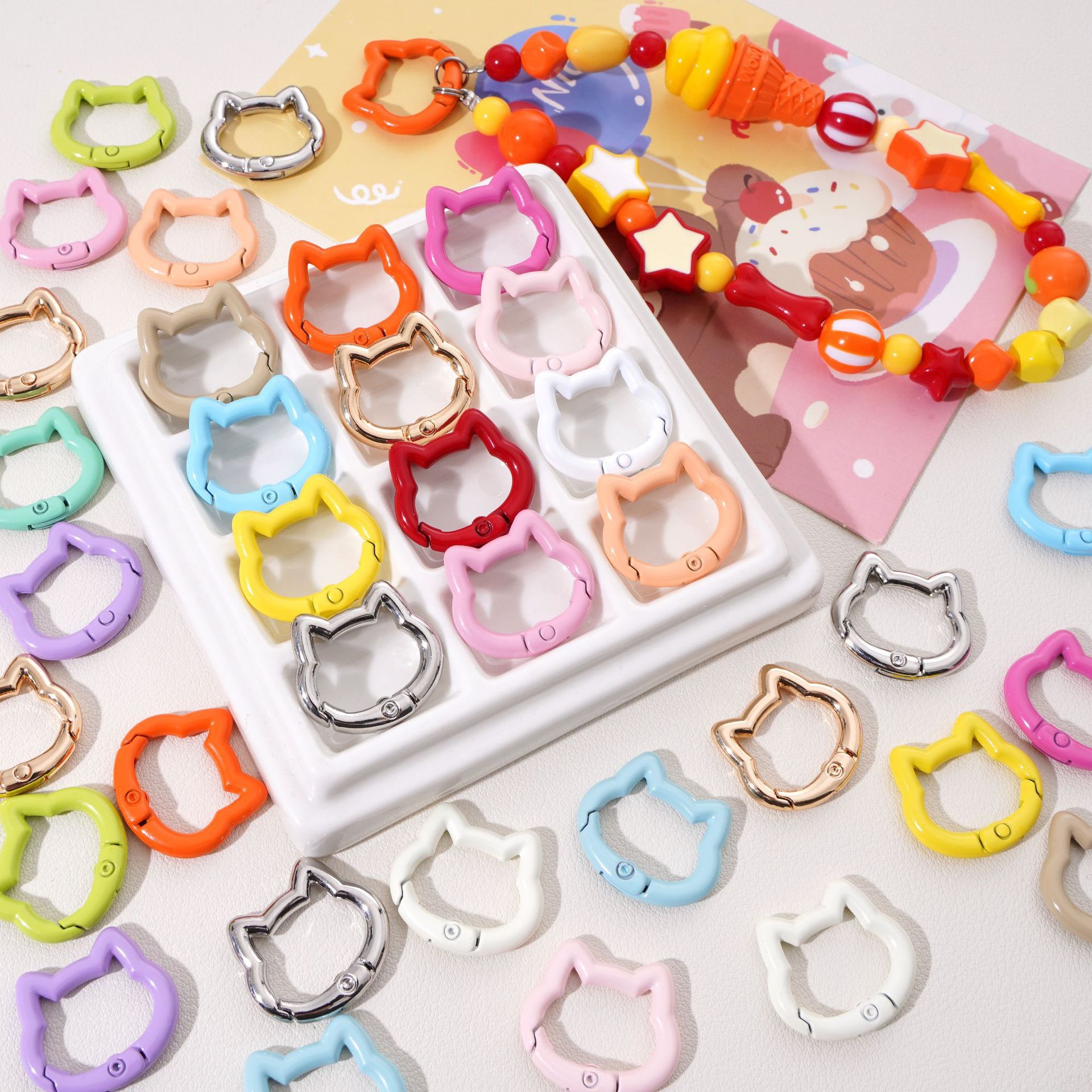 Quality cute keychain handmade, mobile phone, accessories, 25x, x22, DIY