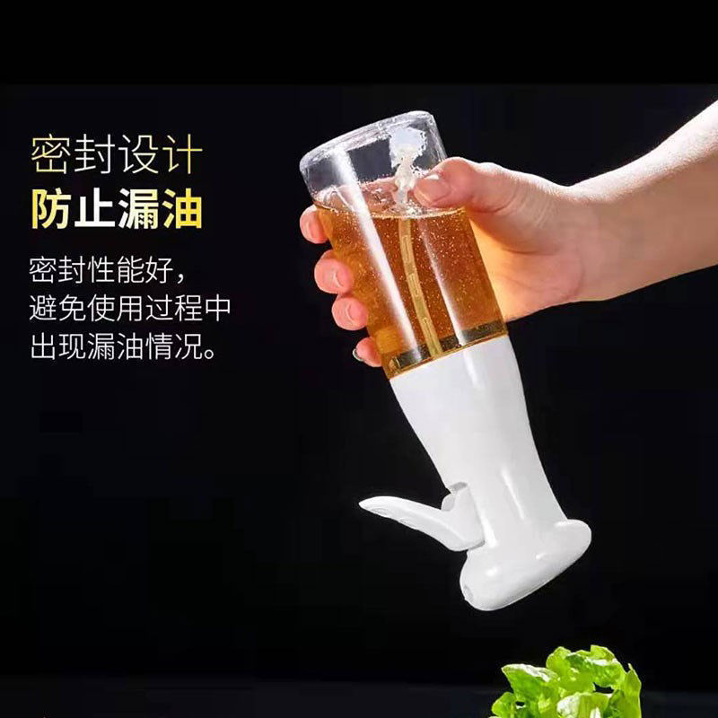 オイルスプレーボトルガラス家庭用キッチンエアフライヤーオイルスプレーボトルスプレー霧食用油増粘スプレーボトルオイルタンク|undefined
