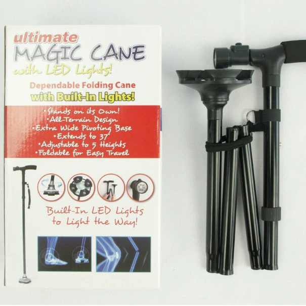 В наличии Складной костыль для альпинизма костыль стакан костыль для старика двойной подлокотник сигнализация костыль