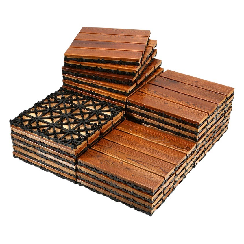 Балкон водонепроницаемый антикоррозийный завод непосредственно для двора сад сращивание антикоррозийного карбида дерева утолщенный пол крытый коврик