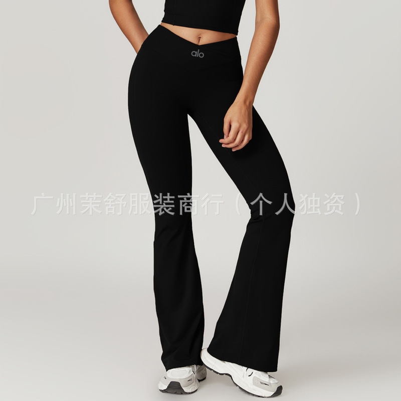aloyoga官网紧身速干瑜伽套装外穿跑步运动短袖套装美背健身服女|undefined