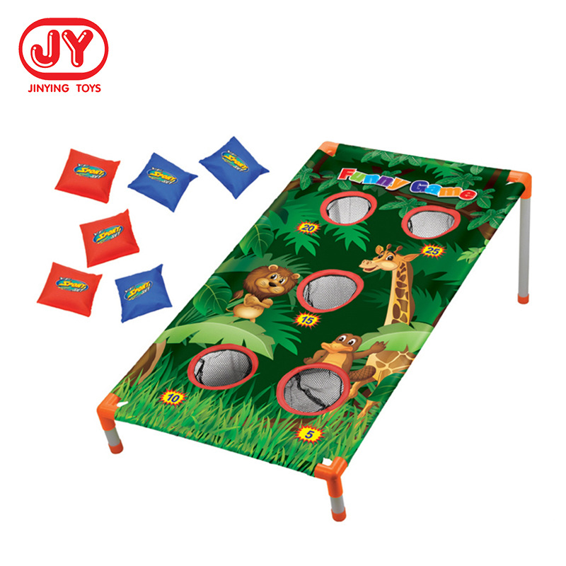 Kindergarten divertido juego de deportes bolsa de arena de entrenamiento de lanzamiento de bolsa de arena juego de tablero