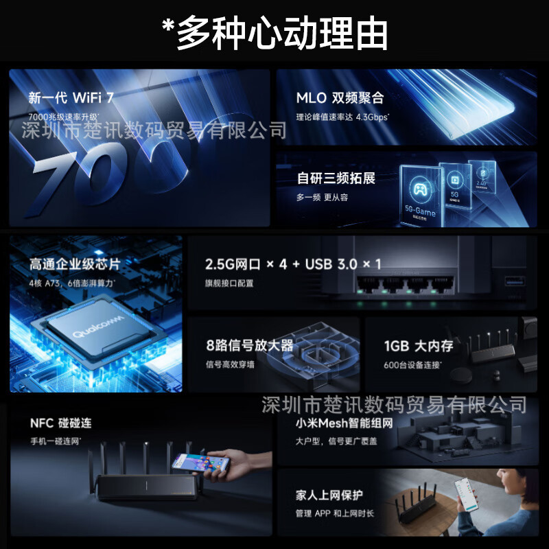 小米ルータBE7000の速度アップグレードに適しています。|undefined