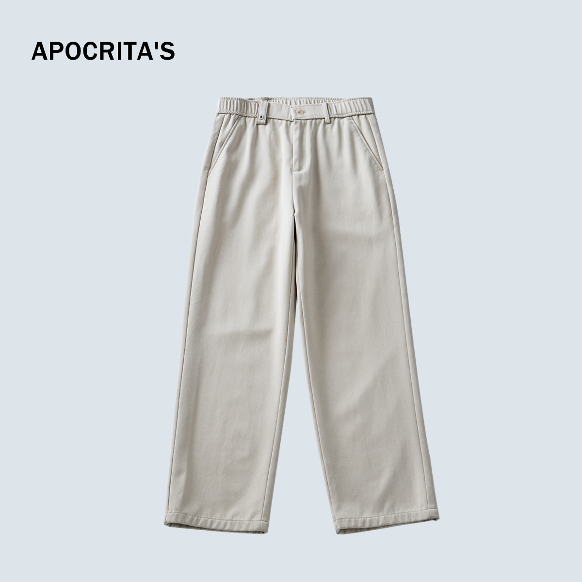 Sin devoluciones ni cambios【Liquidación por tiempo limitado a un precio súper bajo】Pantalones casuales holgados y rectos para hombre APO, para otoño e invierno