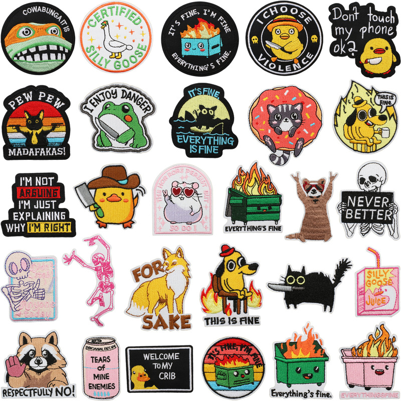 Donut Cat Embroidery Patch Jacket Decoration Patch Cute Animal Fox Bag Embroidery Patch Ironing Donut Cat Embroidery Patch Jacket Decoration Patch Cute Animal Fox Bag Embroidery Patch Ironing