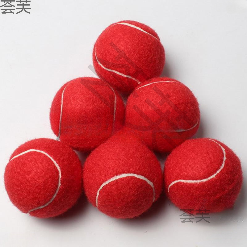 Red Tennis Ball Colorful Ball High Elastic Decompression Training Tennis Laundry Massage Teddy Corgi Pet Tennis Prop Ball Red Tennis Ball Colorful Ball High Elastic Decompression Training Tennis Laundry Massage Teddy Corgi Pet Tennis Prop Ball