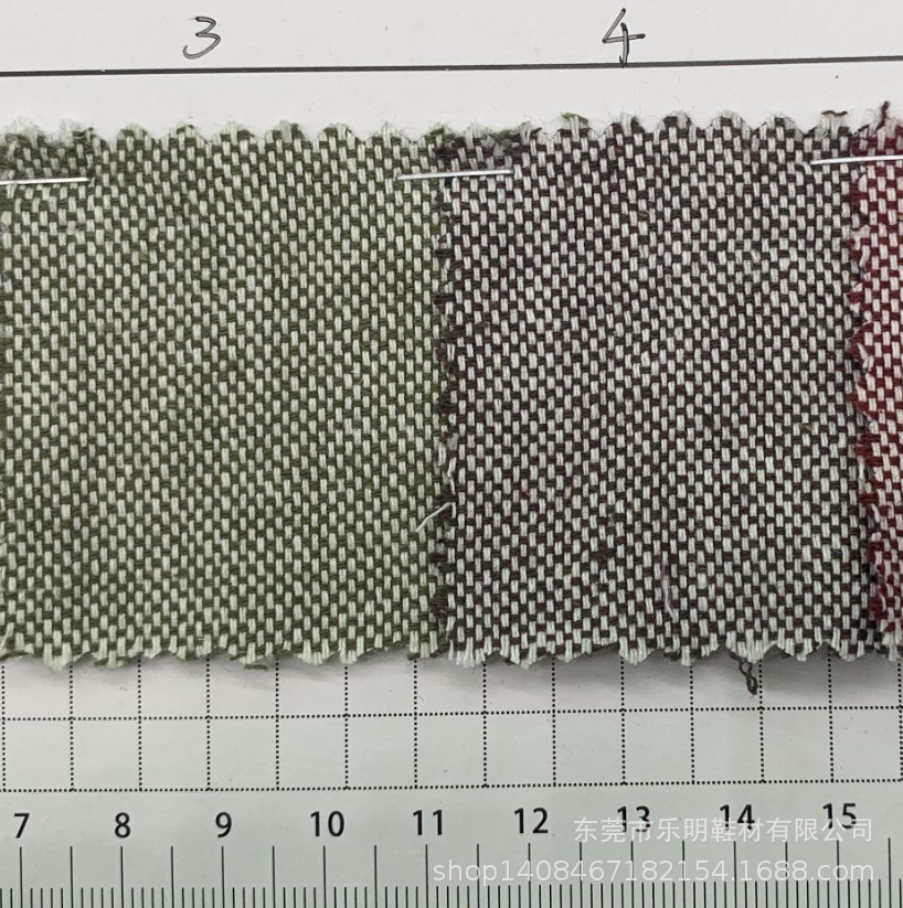 MB2209现货供应棉麻色织青年布布料 鞋服手袋布料